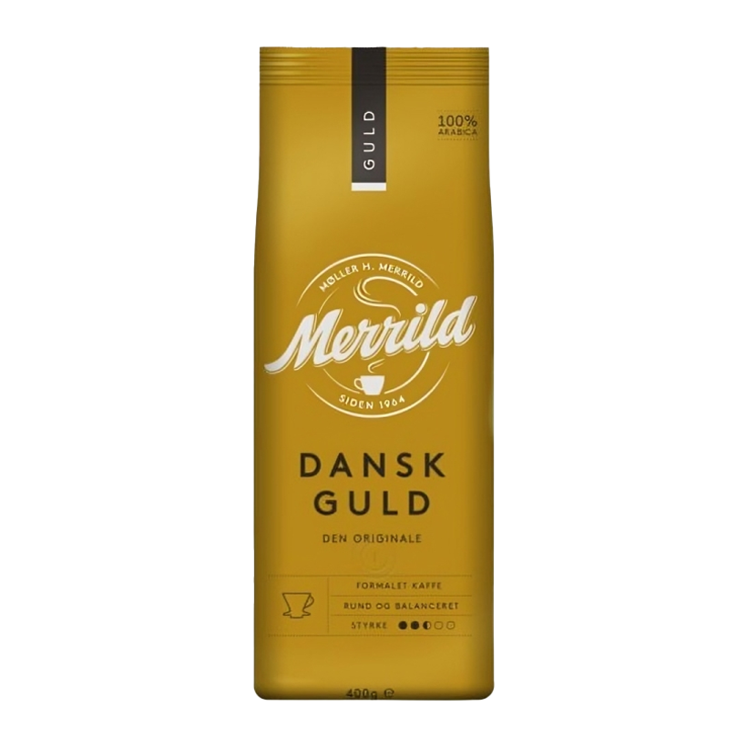 Кава Мелена Lavazza Merrild Dansk Guld 340g - Retromagaz