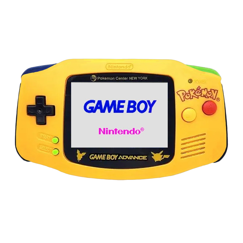Консоль Nintendo Game Boy Advance Custom Pikachu Limited Edition Yellow Blue Б/У - Retromagaz