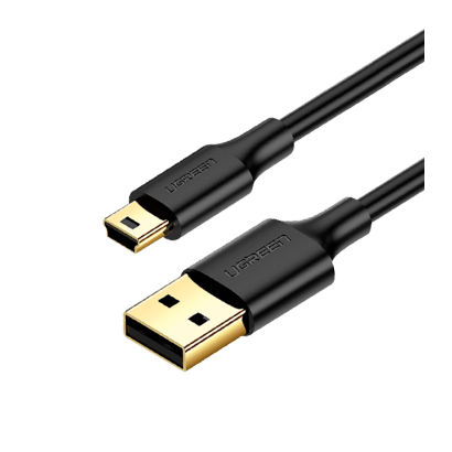 Кабель Ugreen USB 2.0 - Mini-USB Black 2m Новий - Retromagaz