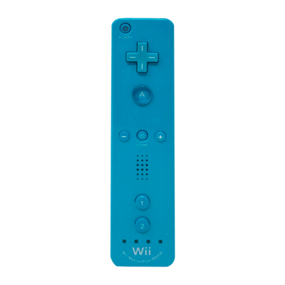 Контролер Бездротовий Nintendo Wii RVL-036 Remote Plus Blue Б/У - Retromagaz