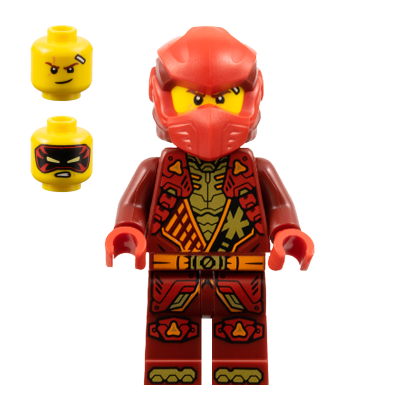 Фигурка Lego Ninja Kai Dragons Rising Tunic with Shoulder Armor Ninjago njo0930 71830 Новый - Retromagaz