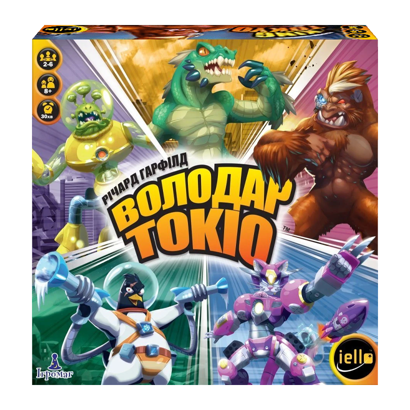 Настільна Гра Володар Токіо (King of Tokyo) - Retromagaz