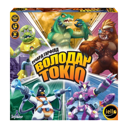 Настільна Гра Володар Токіо (King of Tokyo) - Retromagaz