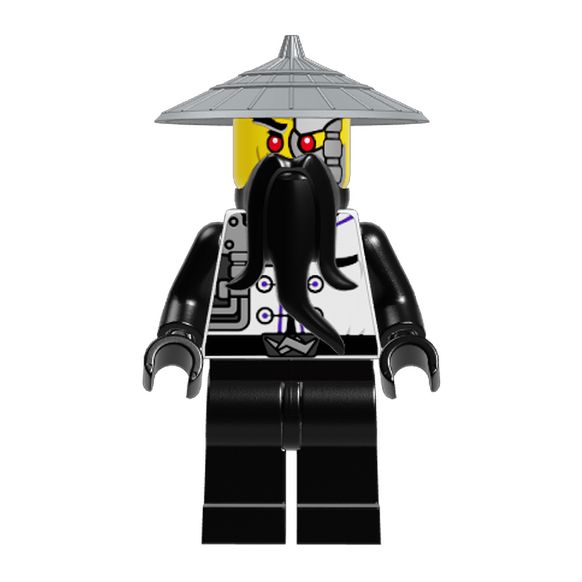 Фігурка Lego Інше Wu Evil Sensei Wu Techno Wu Rebooted Ninjago njo0095 70725 Б/У - Retromagaz