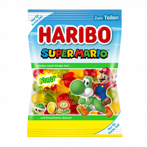 Конфеты Жевательные Haribo Super Mario Yoshi Sauer 175g - Retromagaz