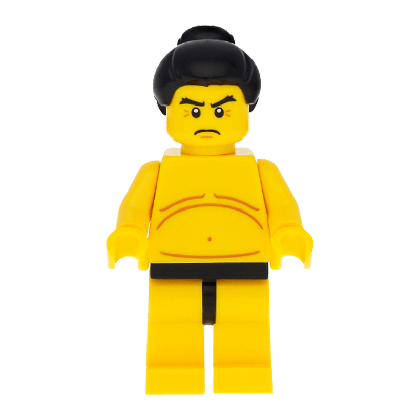 Фігурка Lego Series 3 Sumo Wrestler Collectible Minifigures col043 Б/У - Retromagaz