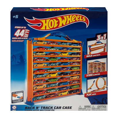 Набор Hot Wheels Контейнер Игровой Гараж с Дорожками City 1:64 HWCC9 Orange - Retromagaz
