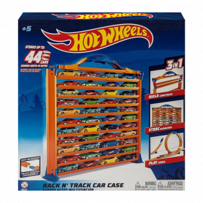 Набор Hot Wheels Контейнер Игровой Гараж с Дорожками City 1:64 HWCC9 Orange
