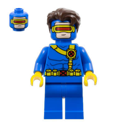 Фігурка Lego Marvel Cyclops Blue Outfit Plain Legs Super Heroes sh0941 Б/У - Retromagaz