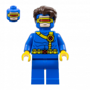Фигурка Lego Marvel Cyclops Blue Outfit Plain Legs Super Heroes sh0941 Б/У - Retromagaz