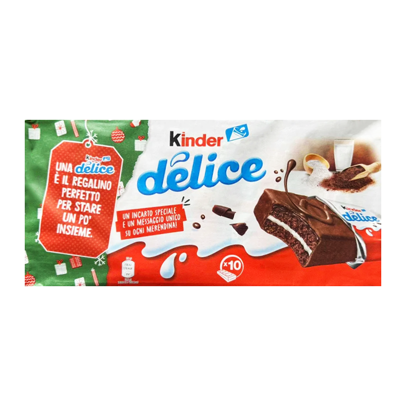 Бісквіт Kinder Delice (10 Тістечок) 390g - Retromagaz
