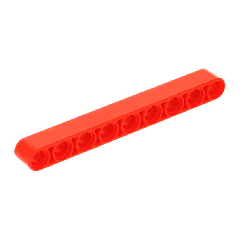 Technic 10шт Lego Балка Товста Пряма 1 x 9 40490 64289 4192225 4645733 Red Б/У - Retromagaz