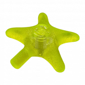 Фигурка Lego Вода Starfish Sea Star Animals x112 33122 4264419 Trans-Neon Green Б/У