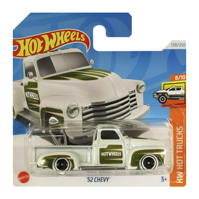Машинка Базовая Hot Wheels '52 Chevy Truck Hot Trucks 1:64 HTC36 White - Retromagaz