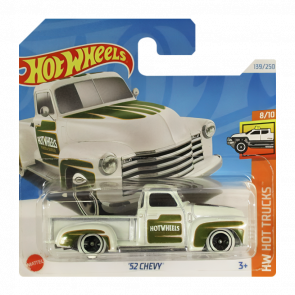 Машинка Базовая Hot Wheels '52 Chevy Truck Hot Trucks 1:64 HTC36 White - Retromagaz