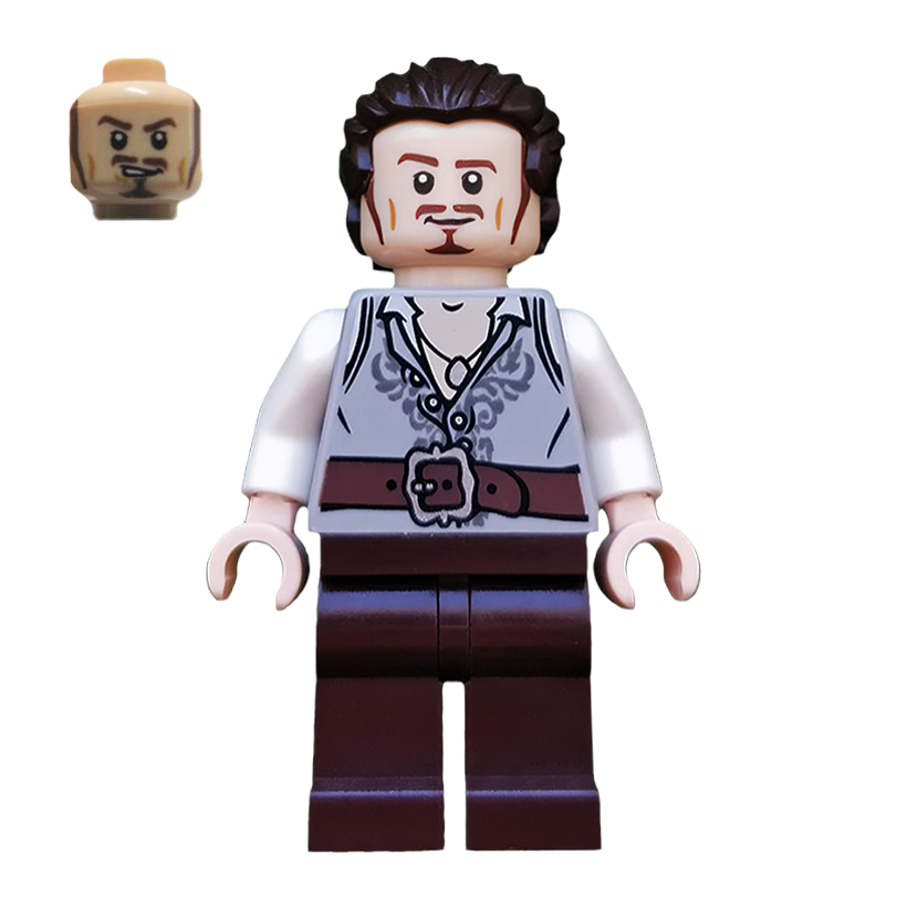 Фигурка Lego Pirates of the Caribbean Will Turner Dark Brown Legs and Hair Films poc026 Б/У - Retromagaz
