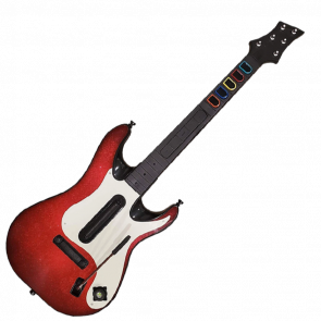 Гітара Бездротовий Activision Xbox 360 95905.805 Guitar Hero 5 Band Hero Black Red Б/У - Retromagaz