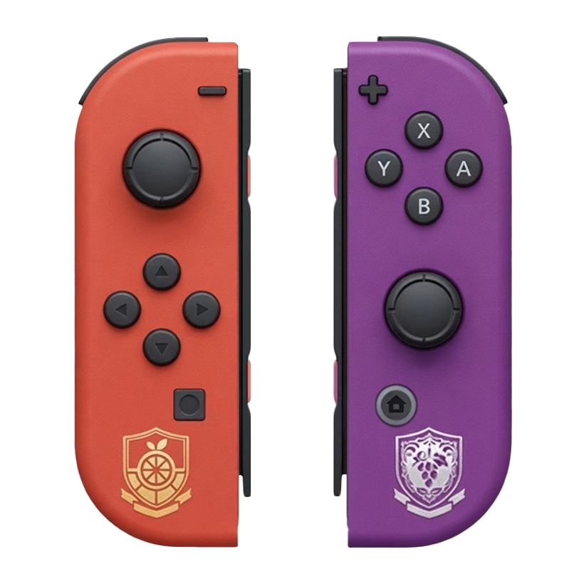 Контролери Бездротовий Nintendo Switch Joy-Con Pokemon Scarlet & Violet Limited Edition Red Purple Б/У - Retromagaz