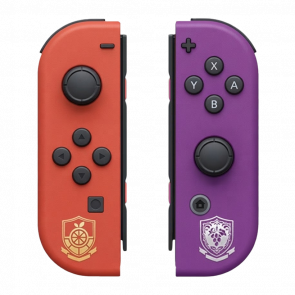 Контролери Бездротовий Nintendo Switch Joy-Con Pokemon Scarlet & Violet Limited Edition Red Purple Б/У - Retromagaz