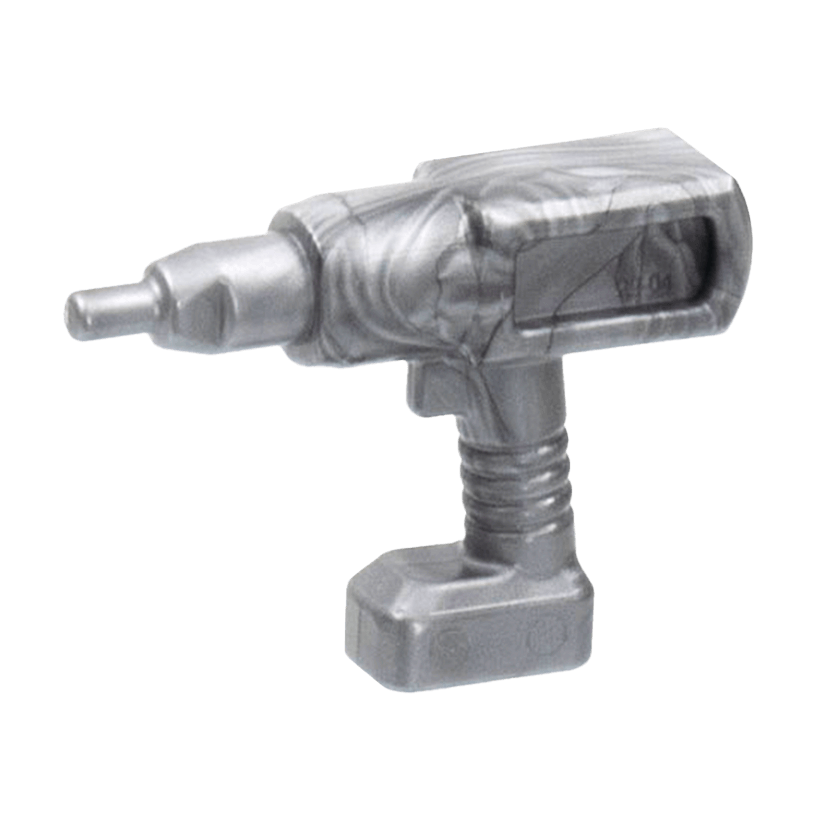 Госп. Інвентар 4шт Lego Cordless Electric Impact Wrench Drill 11402b 6103444 Flat Silver Б/У - Retromagaz