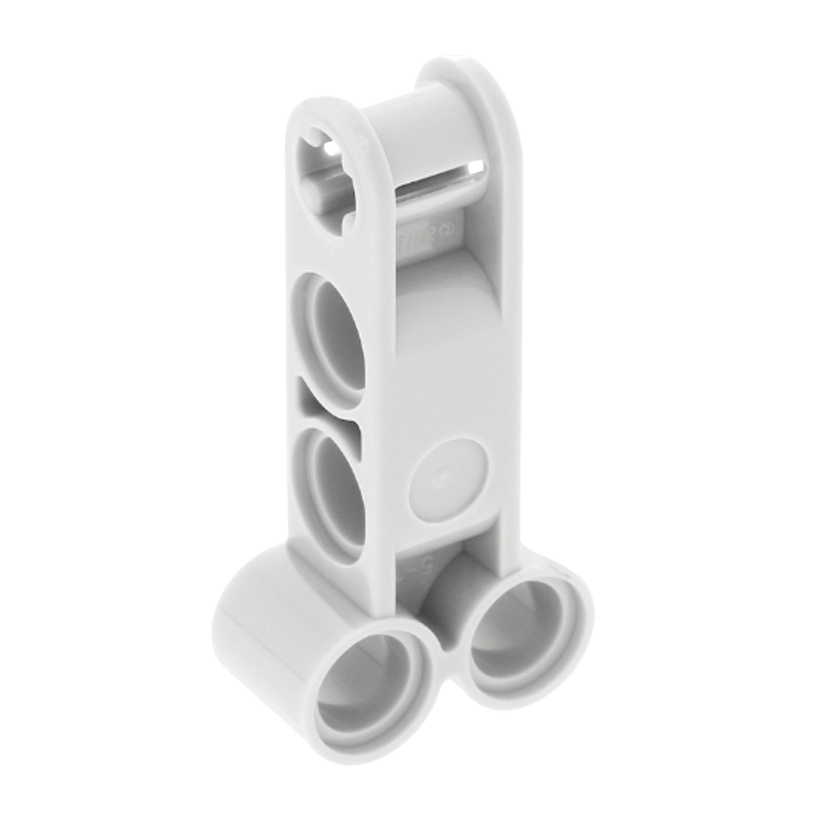 Technic 10шт Lego З'єднувач Перпендикулярний 4L 98989 49491 4652234 6308440 Light Bluish Grey Б/У - Retromagaz