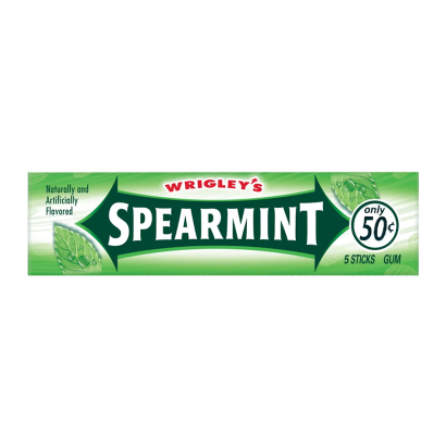 Жевательная Резинка Wrigley’s Spearmint 5 Sticks 15g 022000293305 - Retromagaz