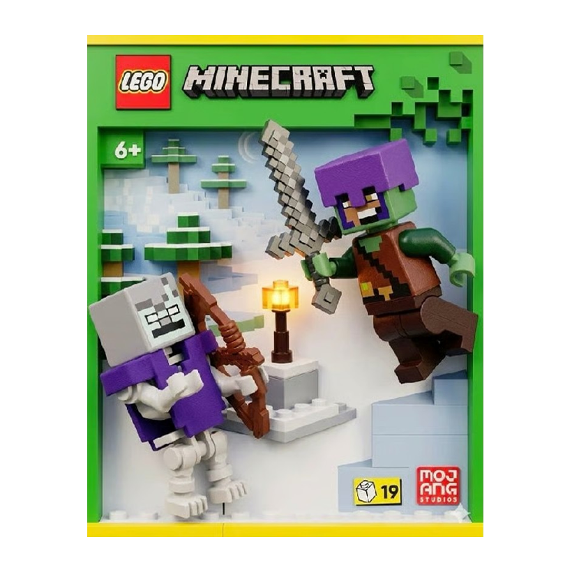 Конструктор Lego Фігурка Jungle Ranger and Stray Paper Bag Minecraft L0002246 min257 min256 Новий - Retromagaz