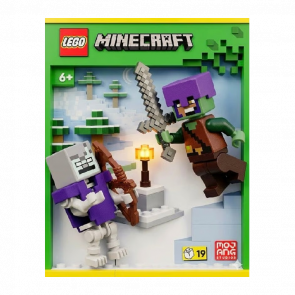 Конструктор Lego Фигурка Jungle Ranger and Stray Paper Bag Minecraft L0002246 min257 min256 Новый - Retromagaz