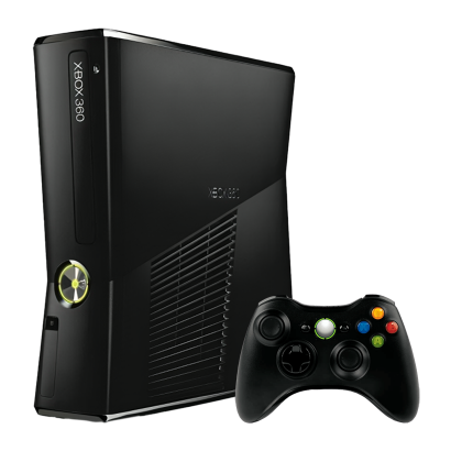 Набор Консоль Microsoft Xbox 360 S Freeboot 250GB Black Б/У  + Геймпад Беспроводной RMC Новый - Retromagaz