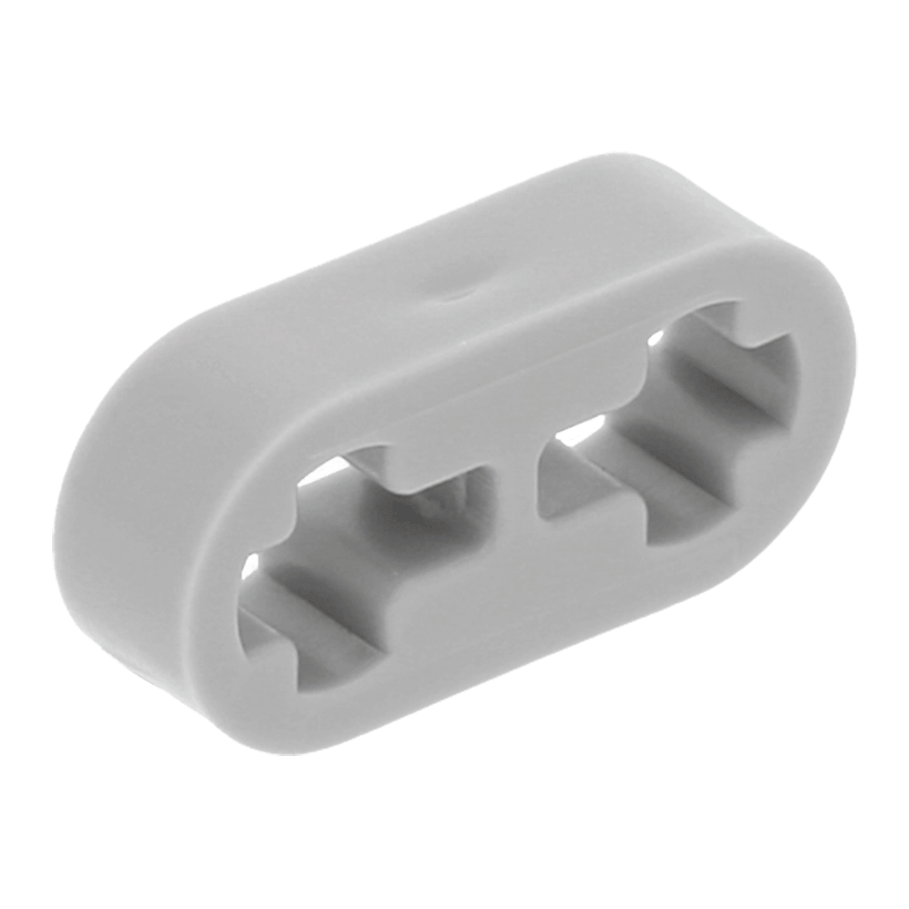 Technic 10шт Lego Балка Тонка Пряма 1 x 2 41677 4211741 4162783 Light Bluish Grey Б/У - Retromagaz