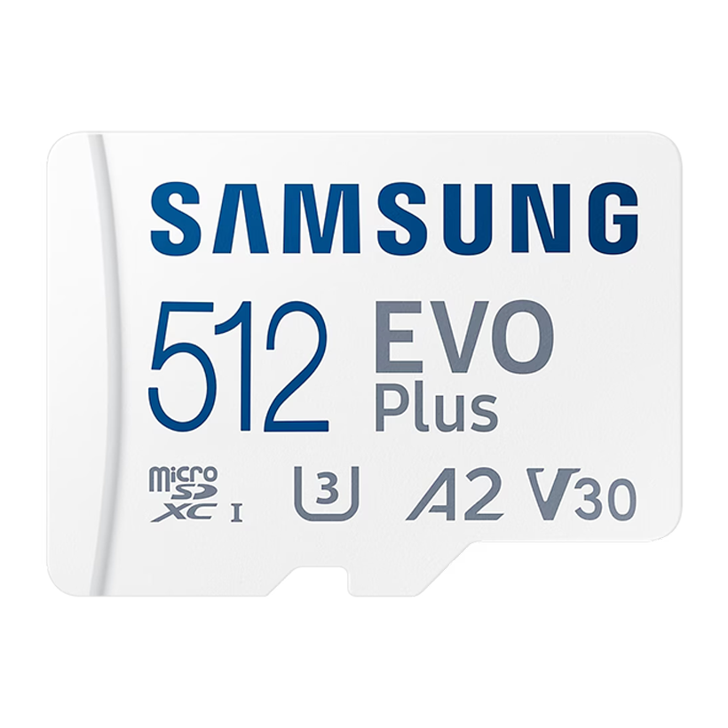 Карта Памяти Samsung Evo Plus UHS-I U3 V30 A2 + SD Adapter 512GB - Retromagaz