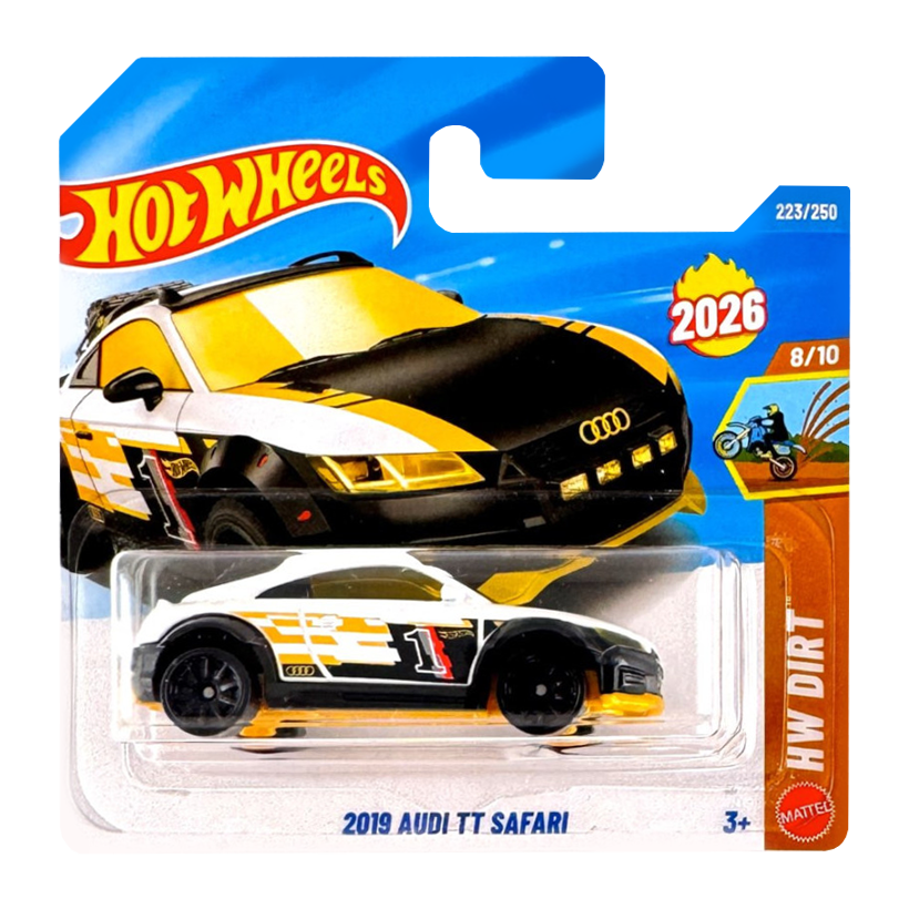 Машинка Базова Hot Wheels 2019 Audi TT Safari HW Euro 1:64 JJH69 White - Retromagaz