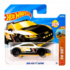 Машинка Базовая Hot Wheels 2019 Audi TT Safari HW Euro 1:64 JJH69 White - Retromagaz