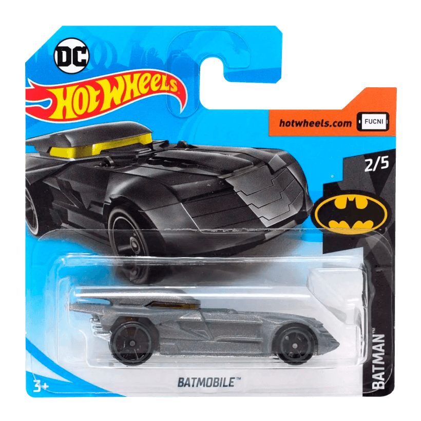 Машинка Базова Hot Wheels DC Batmobile Batman 1:64 FYF60 Grey - Retromagaz