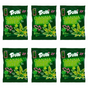 Набір Цукерки Жувальні Trolli Cannabites 150g 6шт