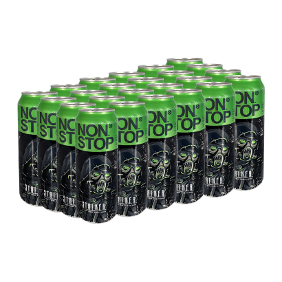 Набор Напиток Энергетический 24шт Non Stop Stalker 2 Green 500ml - Retromagaz