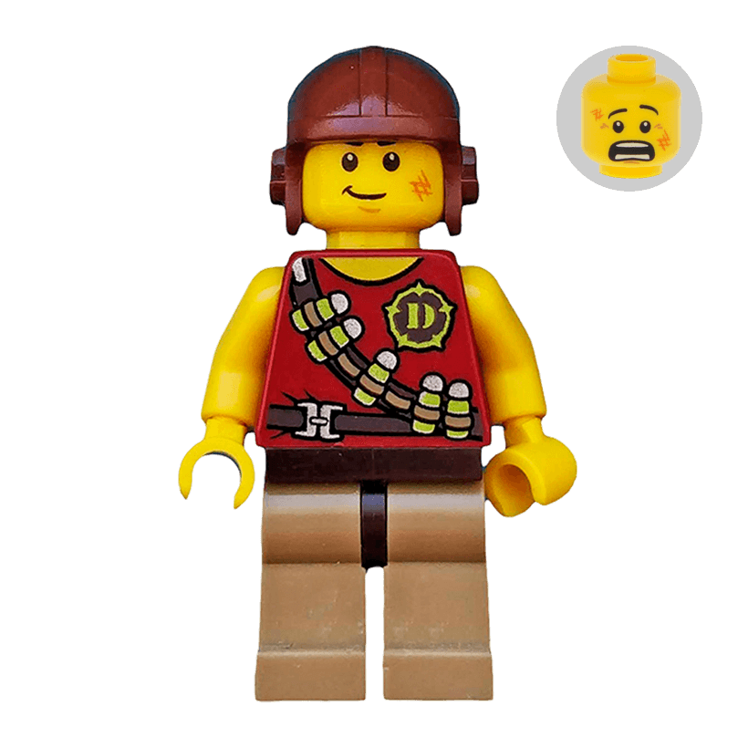 Фігурка Lego Dino Hero Tranquilizer Belt Adventure dino001 Б/У - Retromagaz