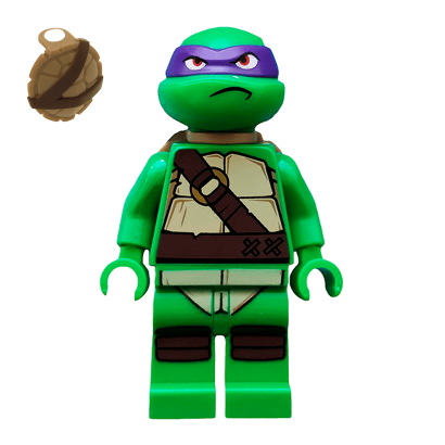 Фігурка Lego Donatello Cartoons Teenage Mutant Ninja Turtles tnt019 1 Б/У - Retromagaz