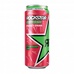 Напиток Энергетический Rockstar Refresh Strawberry Lime 500ml - Retromagaz