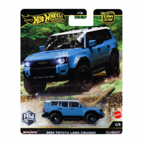 Машинка Premium Hot Wheels 2024 Toyota Land Cruiser Off-Road 1:64 JBK52 Blue Машинка Premium Hot Wheels 2024 Toyota Land Cruiser Off-Road 1:64 JBK52 Blue - Retromagaz