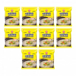 Набор Лапша 10шт Ottogi Gomtang Myon Рамьон со Вкусом Говядины Неострая 110g - Retromagaz