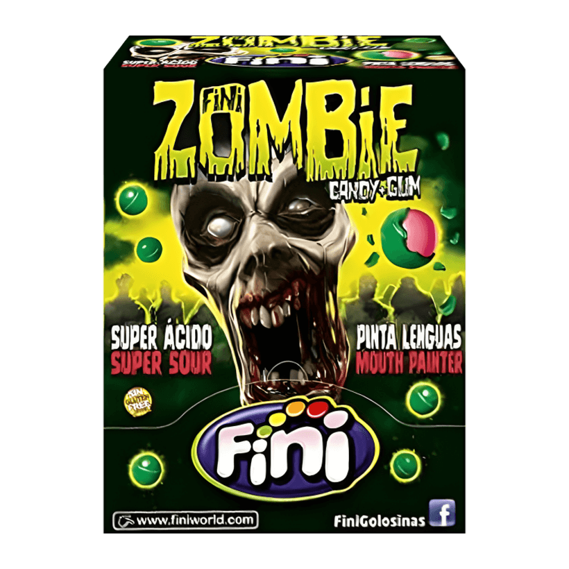 Набор Жевательная Резинка 100шт Fini Zombie Gum 10g - Retromagaz