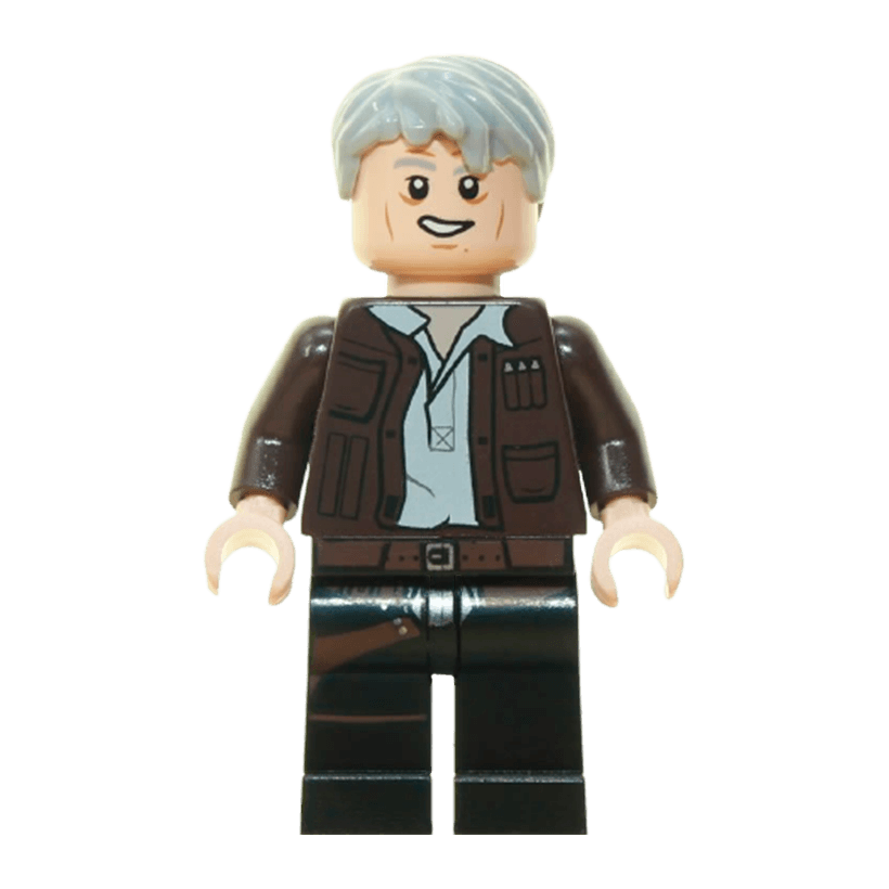 Фигурка Lego Повстанец Han Solo Old Lopsided Grin Star Wars sw0675 75105 Б/У - Retromagaz