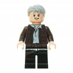 Фигурка Lego Повстанец Han Solo Old Lopsided Grin Star Wars sw0675 Б/У - Retromagaz