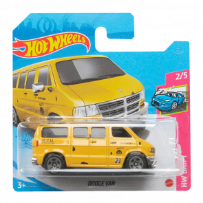 Машинка Базова Hot Wheels Dodge Van Drift 1:64 GTB84 Yellow