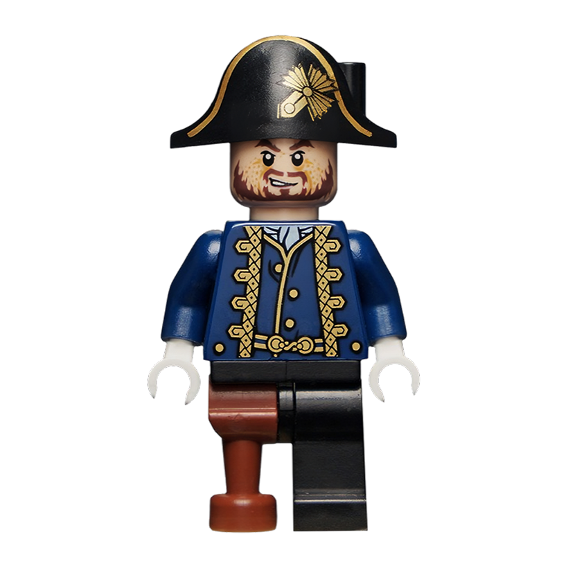 Фігурка Lego Pirates of the Caribbean Hector Barbossa with Pegleg Films poc028 Б/У - Retromagaz