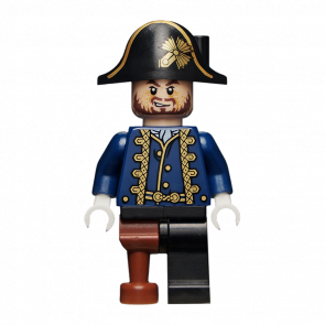 Фігурка Lego Pirates of the Caribbean Hector Barbossa with Pegleg Films poc028 Б/У - Retromagaz