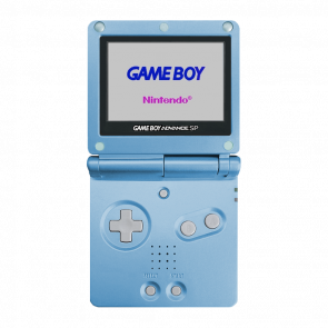Консоль Nintendo Game Boy Advance SP AGS-101 Pearl Blue Б/У