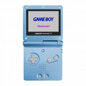 Консоль Nintendo Game Boy Advance SP AGS-101 Pearl Blue Б/У Нормальний