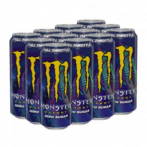 Набор Напиток Энергетический 12шт Monster Energy Lewis Hamilton Zero Sugar 500ml - Retromagaz
